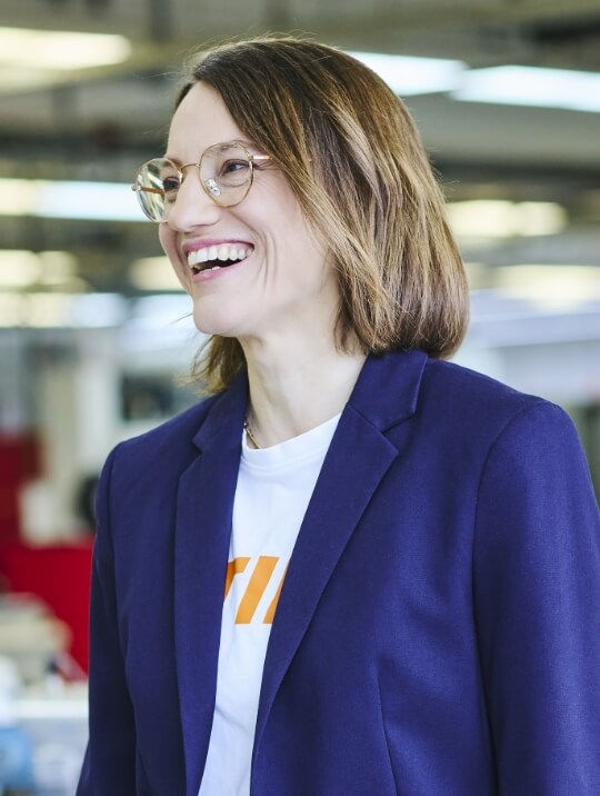 Training Manager Miriam H&ouml;fer utilizes a wide range of teaching and learning methods.